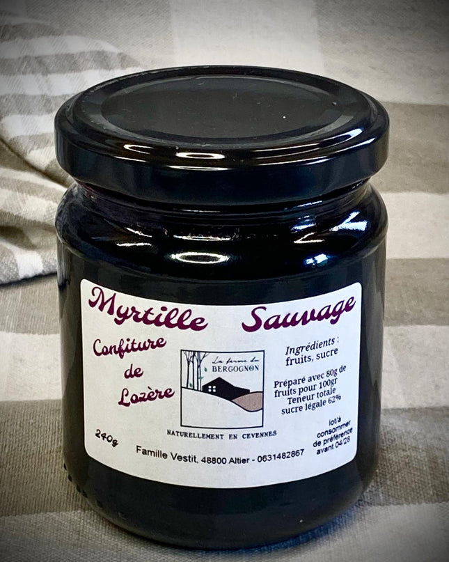 Confiture Myrtille sauvage