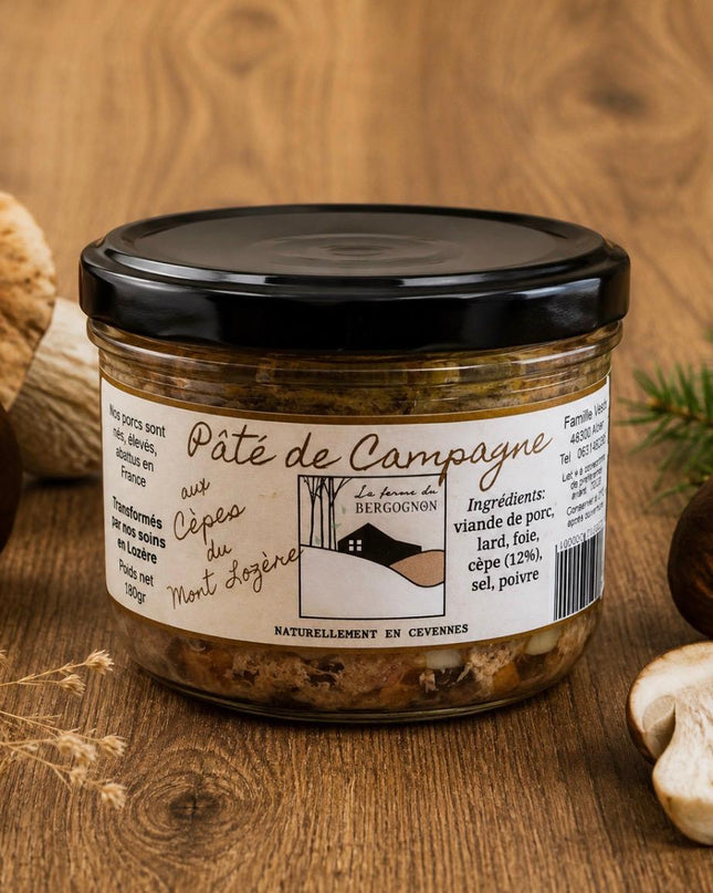 Pâté de campagne aux cèpes du mont Lozère