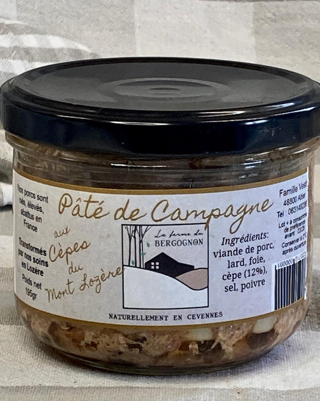 Pâté de campagne aux cèpes du mont Lozère