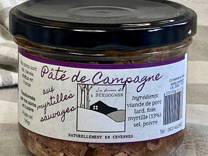 Pâté de campagne aux Myrtilles sauvages