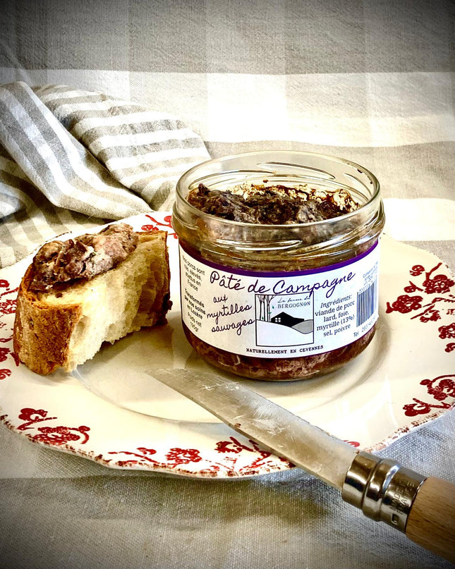 Pâté de campagne aux Myrtilles sauvages