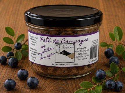 Pâté de campagne aux Myrtilles sauvages