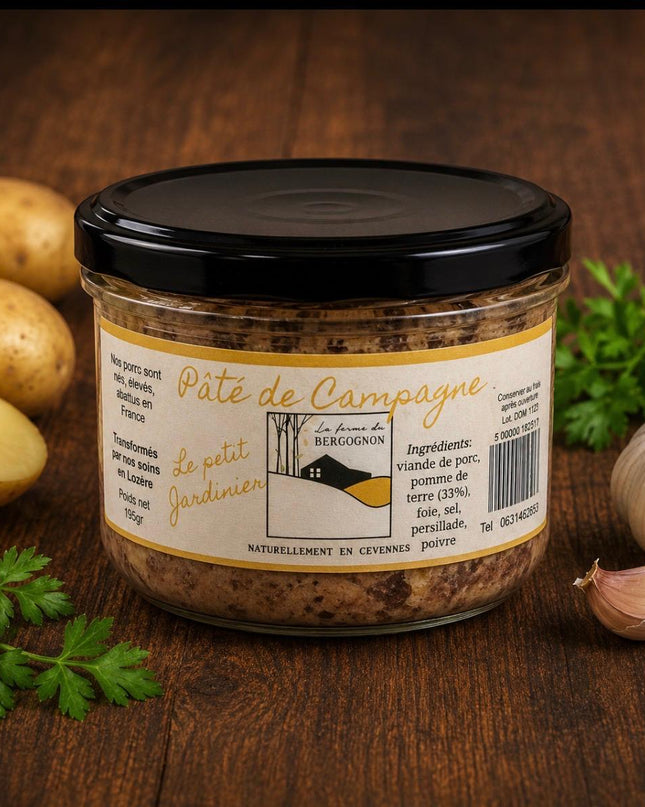 Pâté de campagne "Le Petit Jardinier" (pomme de terre et persillade)