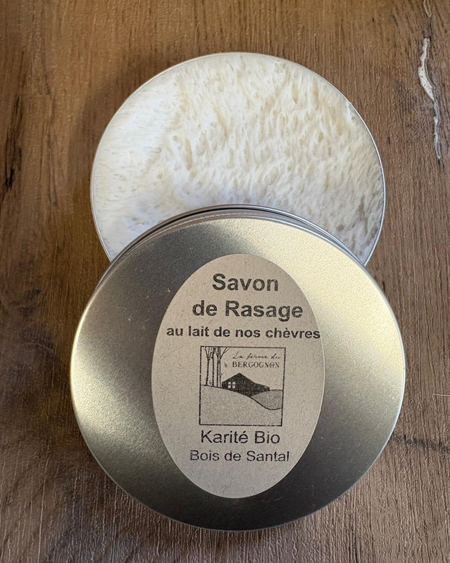 Savon de rasage au karité Bio, Bois de Santal