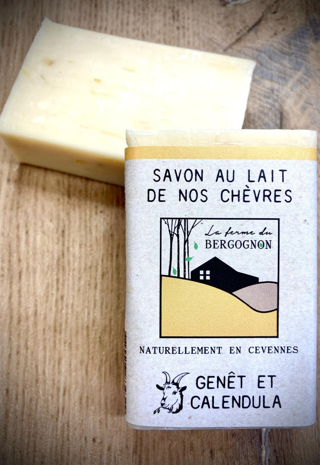 Savon 100G - Genêt, incrustation ligules de Calendula