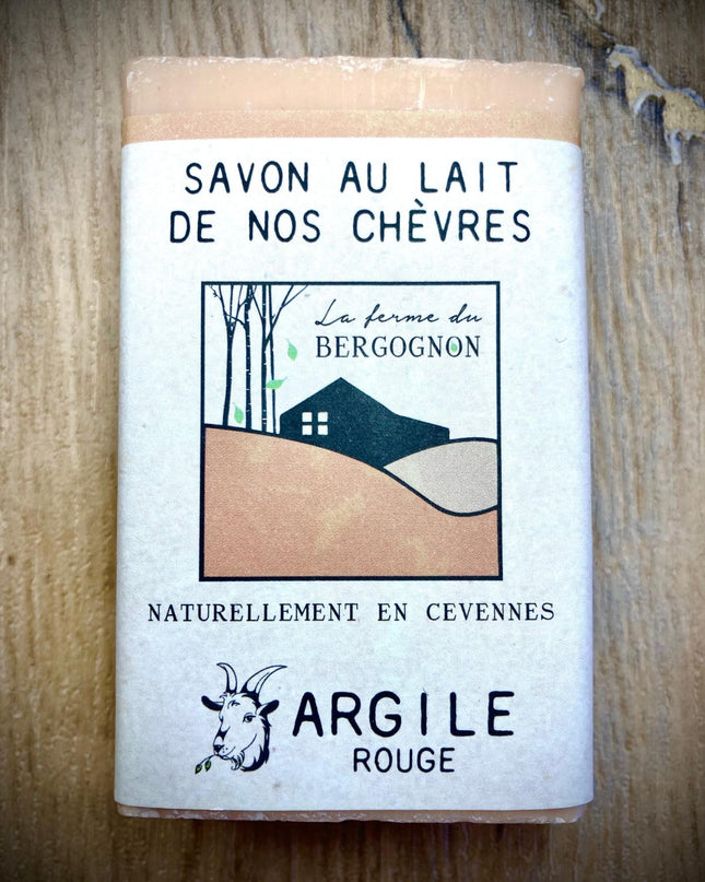 Savon 100G - Argile rouge sans parfum