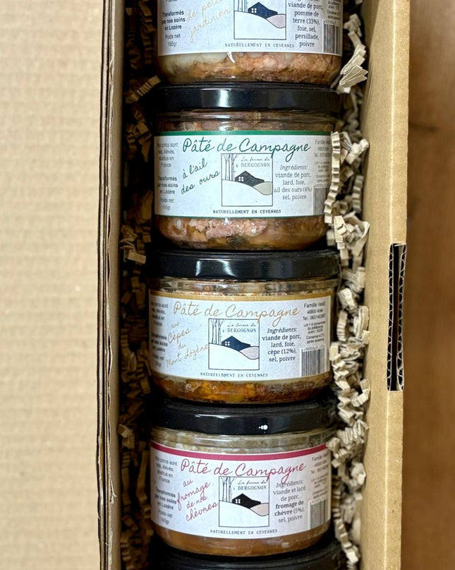 Ensemble découverte des nos pâtés