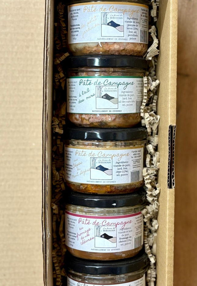 Ensemble découverte des nos pâtés