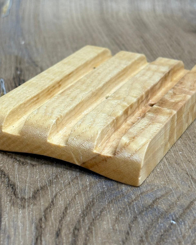 Porte-savon rectangulaire rainuré