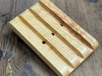 Porte-savon rectangulaire rainuré