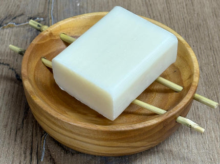 Porte-savon coupelle bois et bâtonnets bambou cévenol