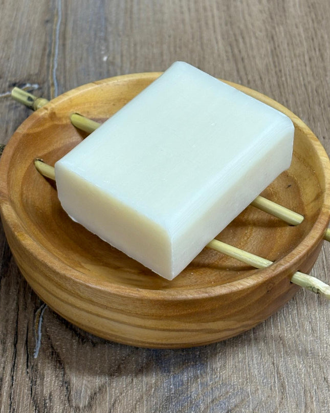 Porte-savon coupelle bois et bâtonnets bambou cévenol