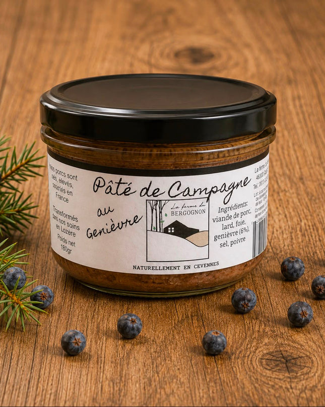 Pâté de campagne au Genièvre