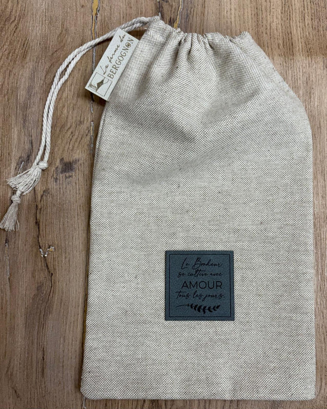 Pochon en tissus lin - Made in Lozère