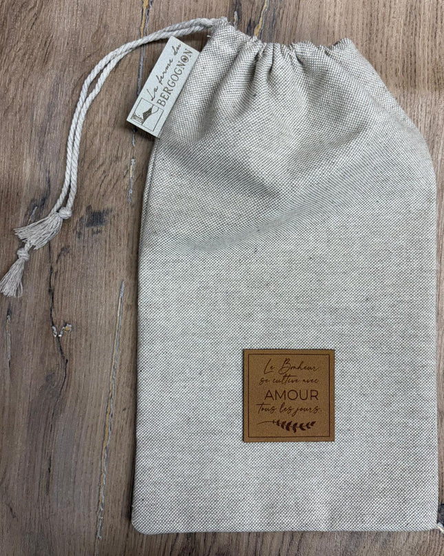 Pochon en tissus lin - Made in Lozère